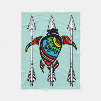 Manta Polar Turquesa