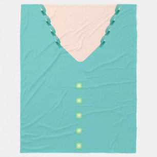 Manta Polar Turquesa 🎀 Ball Gown Blouse