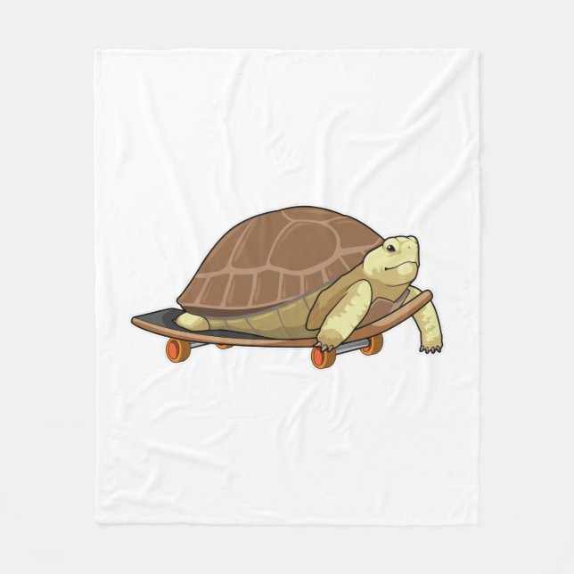 Manta Polar Turtle as Skater with Skateboard (Anverso)