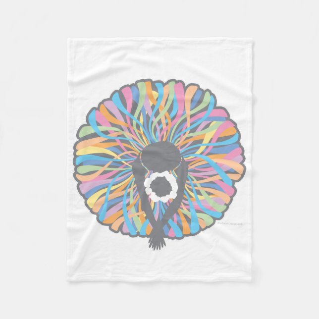 Manta Polar Tutu Elegante (Bailarina de Ballet) (Anverso)