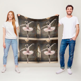 Manta Polar "¡Tutu-rrific! La elegante pirueta de Gibbon"