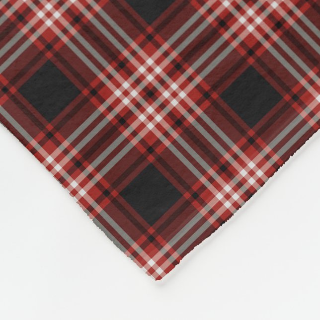 Manta Polar Tweedside Scotland District Tartan Fleece Blanket (Esquina)