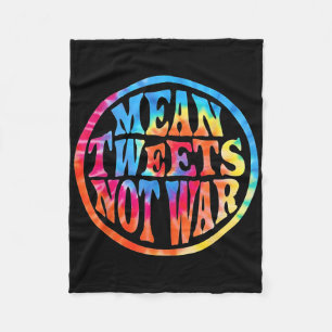 Manta Polar Tweets malvados no hippie de guerra estilo Trump 