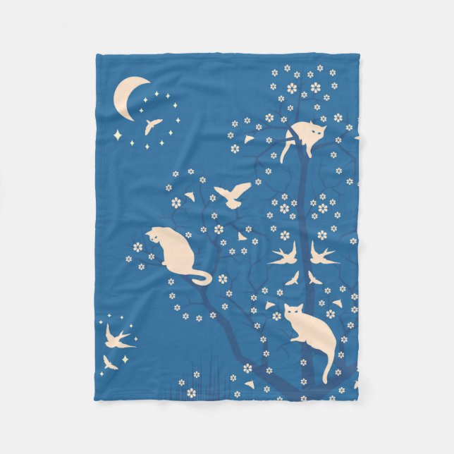 Manta Polar Twilight Tomcats Fleece Blanket (Anverso)