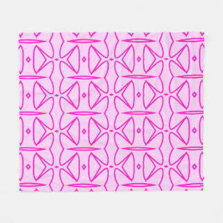 Manta Polar Two Toned Pink Pattern Fleece Blanket