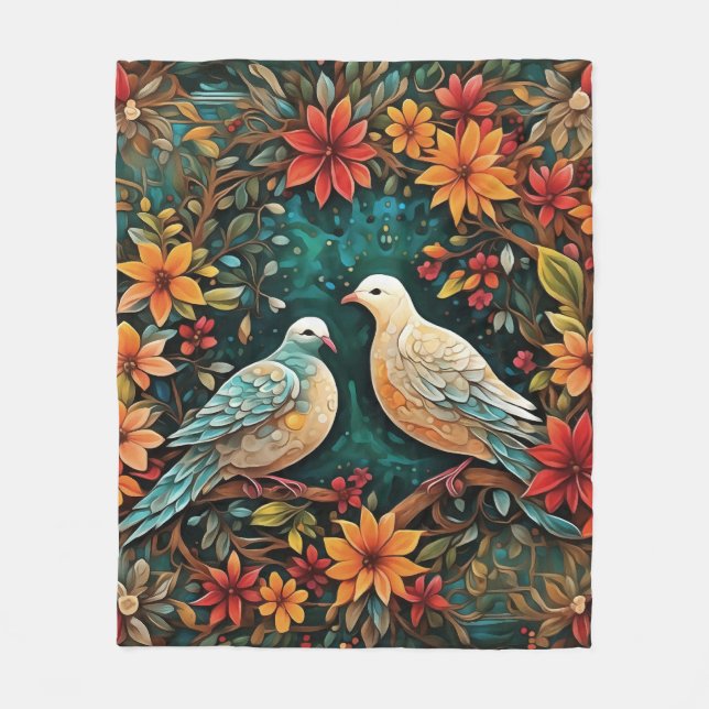 Manta Polar Two Turtle Doves (Anverso)