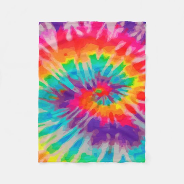 Manta Polar Tye-Dye-3 Fleece Blanket (Anverso)