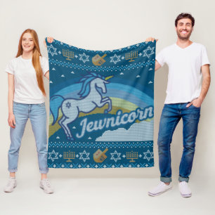 Manta Polar Ugly Hanukkah Unicorn Jewnicorn