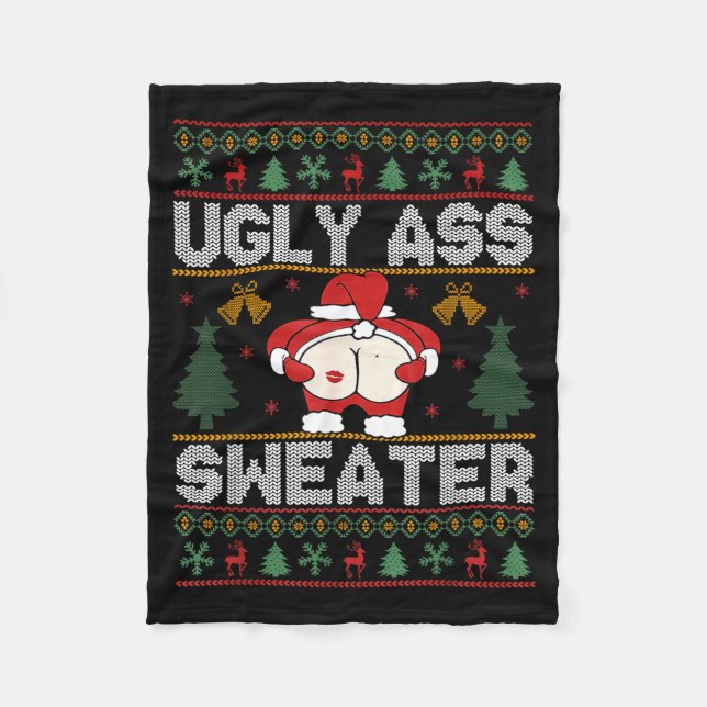 Manta Polar Ugly Sweater Christmas  (Anverso)