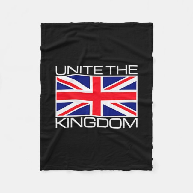 Manta Polar Uk British Union Jack Flag Unite The Kingdom  (Anverso)