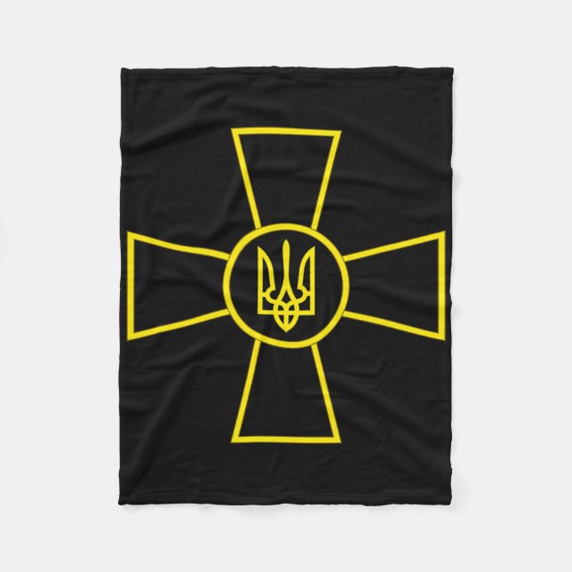 Manta Polar Ukraine Armed Forces Emblem Ukrainian Army Flag (y (Anverso)