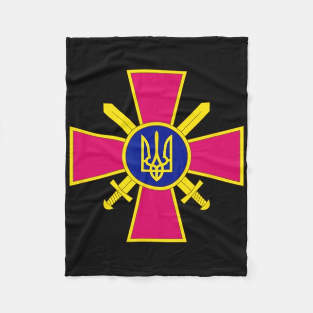 Manta Polar Ukraine Army - Ground Forces Emblem  (Anverso)