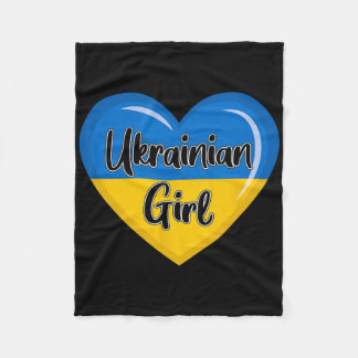 Manta Polar Ukraine Flag Shirt For Women Ukrainian Girl