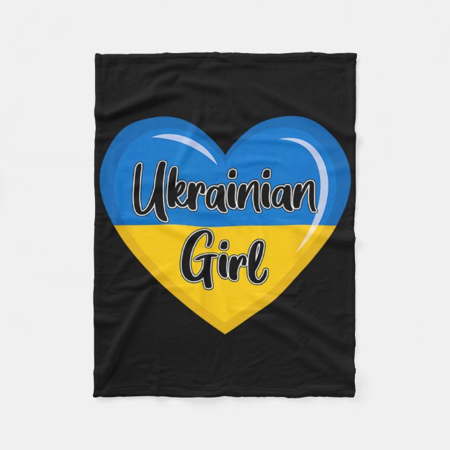 Manta Polar Ukraine Flag Shirt For Women Ukrainian Girl  (Anverso)