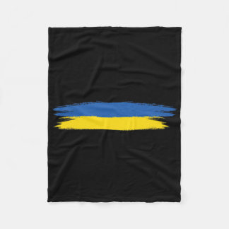 Manta Polar Ukraine Flag With Colours Blue And Yellow No War P