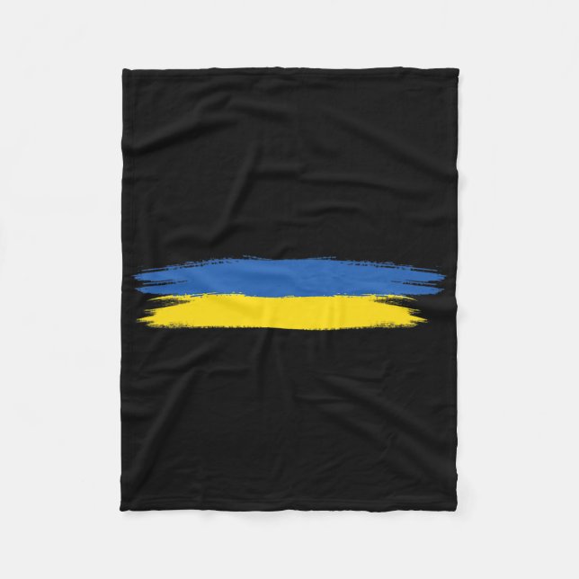 Manta Polar Ukraine Flag With Colours Blue And Yellow No War P (Anverso)