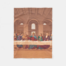 Manta Polar Última Cena de Jesucristo