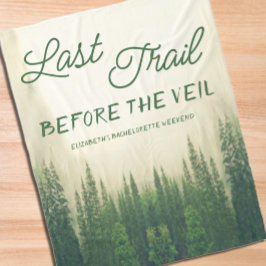 Manta Polar Último Camino Antes De La Bachelorette Del Velo