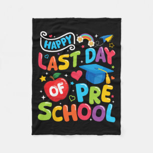 Manta Polar Último día de preescolar graduación de maestro de 