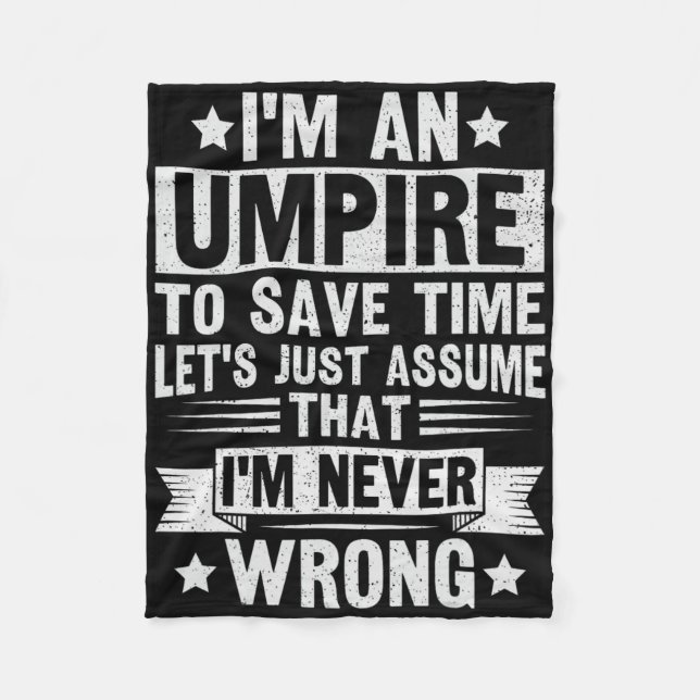 Manta Polar Umpire Funny Sketll Design For An Umpire  (Anverso)