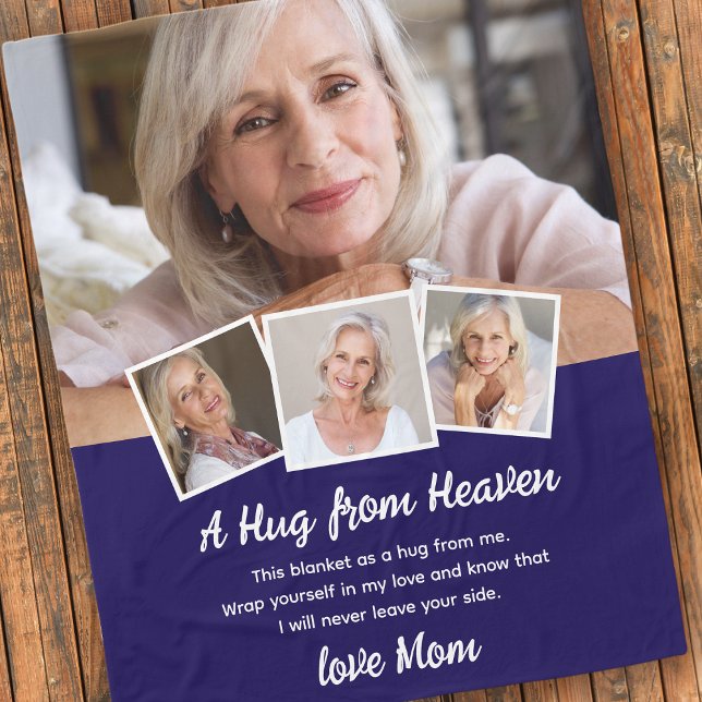 Manta Polar Un abrazo desde el cielo en memoria de fotos Keeps (Subido por el creador)