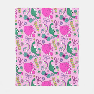 Manta Polar "Un amigo para todos" Kitty Frog Friends