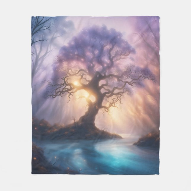 Manta Polar Un árbol crece en las islas de Fairyland (Anverso)