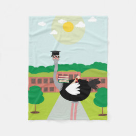 Manta Polar Un avestruz educado