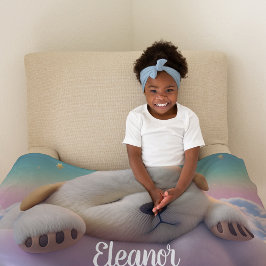 Manta Polar Un Cachorro Dormiendo En Una Nube