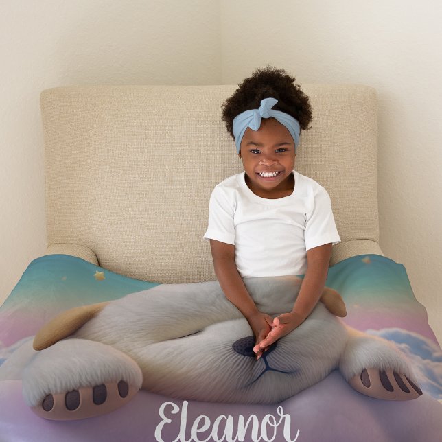 Manta Polar Un Cachorro Dormiendo En Una Nube (Subido por el creador)