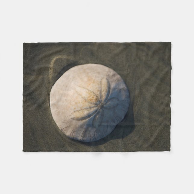 Manta Polar Un dólar de arena en la playa (Frente (Horizontal))
