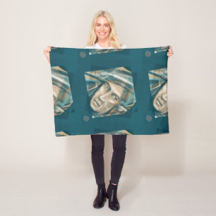 Manta Polar Un elfo verde desafiante