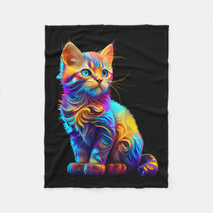 Manta Polar Un Gato Agradable Para Los Amantes De Los Gatitos