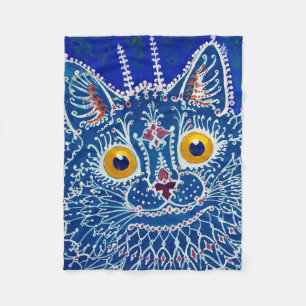 Manta Polar Un gato al estilo gótico por Louis Wain