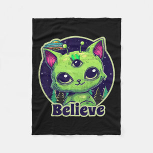 Manta Polar Un Gato Extranjero Creía En Ufo Kawaii