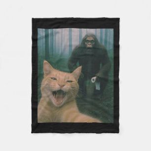 Manta Polar Un gato gracioso sorprendió a Happy Selfie con Big