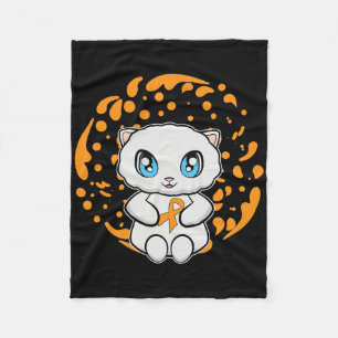 Manta Polar Un gato persa lindo Anime Kitten Leukemia Concienc