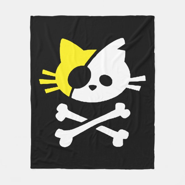 Manta Polar Un gato pirata (Anverso)