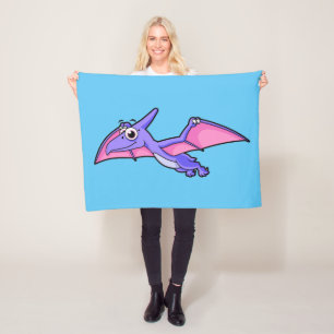 Manta Polar Un Ilustracion Agradable De Un Pterodáctilo Volado