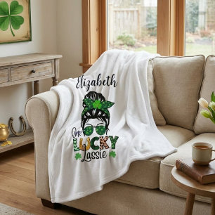 Manta Polar Un Lucky Lassie Fleece Blanket