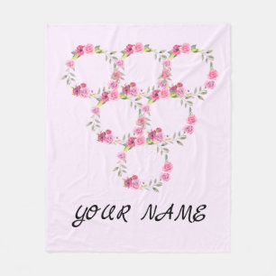 Manta Polar Un personalizado simple y elegante añade su nombre