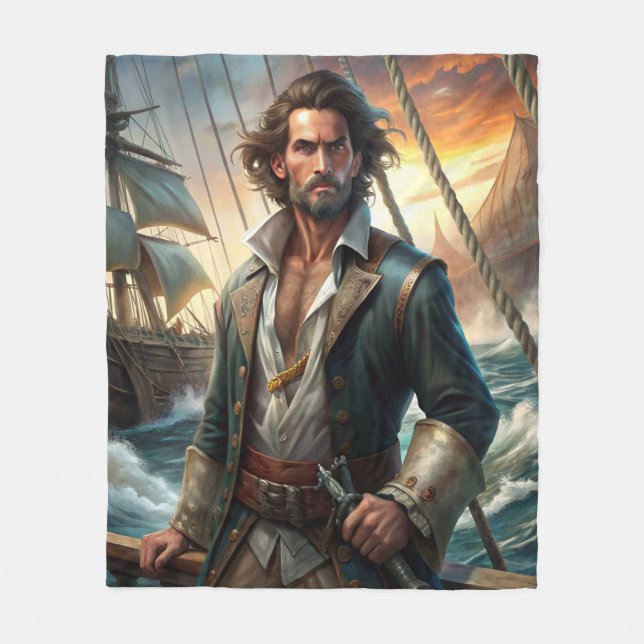 Manta Polar Un pirata desde un barco (Anverso)