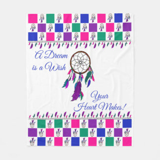 Manta Polar ¡Un sueño es un deseo que su corazón hace! Paño