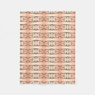 Manta Polar Una capa de hielo de diseño de miel de coral