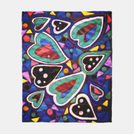 Manta Polar Una colección de corazones