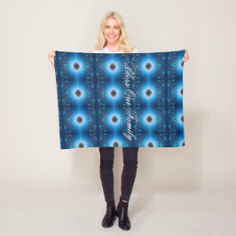 Manta Polar Una cubierta de fleche azul de diseño