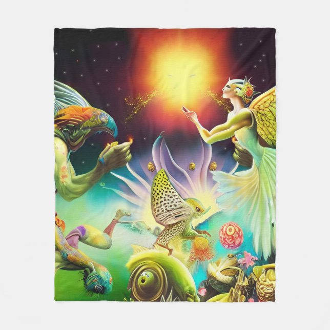 Manta Polar Una época de pintura de aceite recompensas (Anverso)