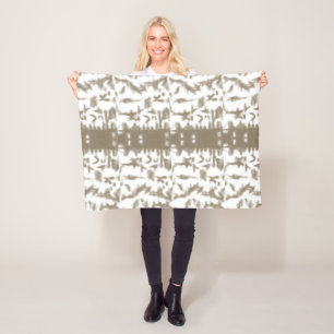 Manta Polar una foto en blanco y negro de un patrón