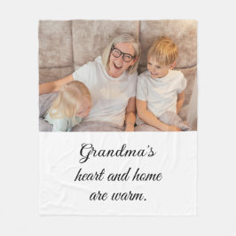 Manta Polar Una fotografía Minimalista elegante guión negro