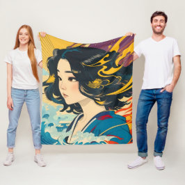 Manta Polar Una joven vietnamita